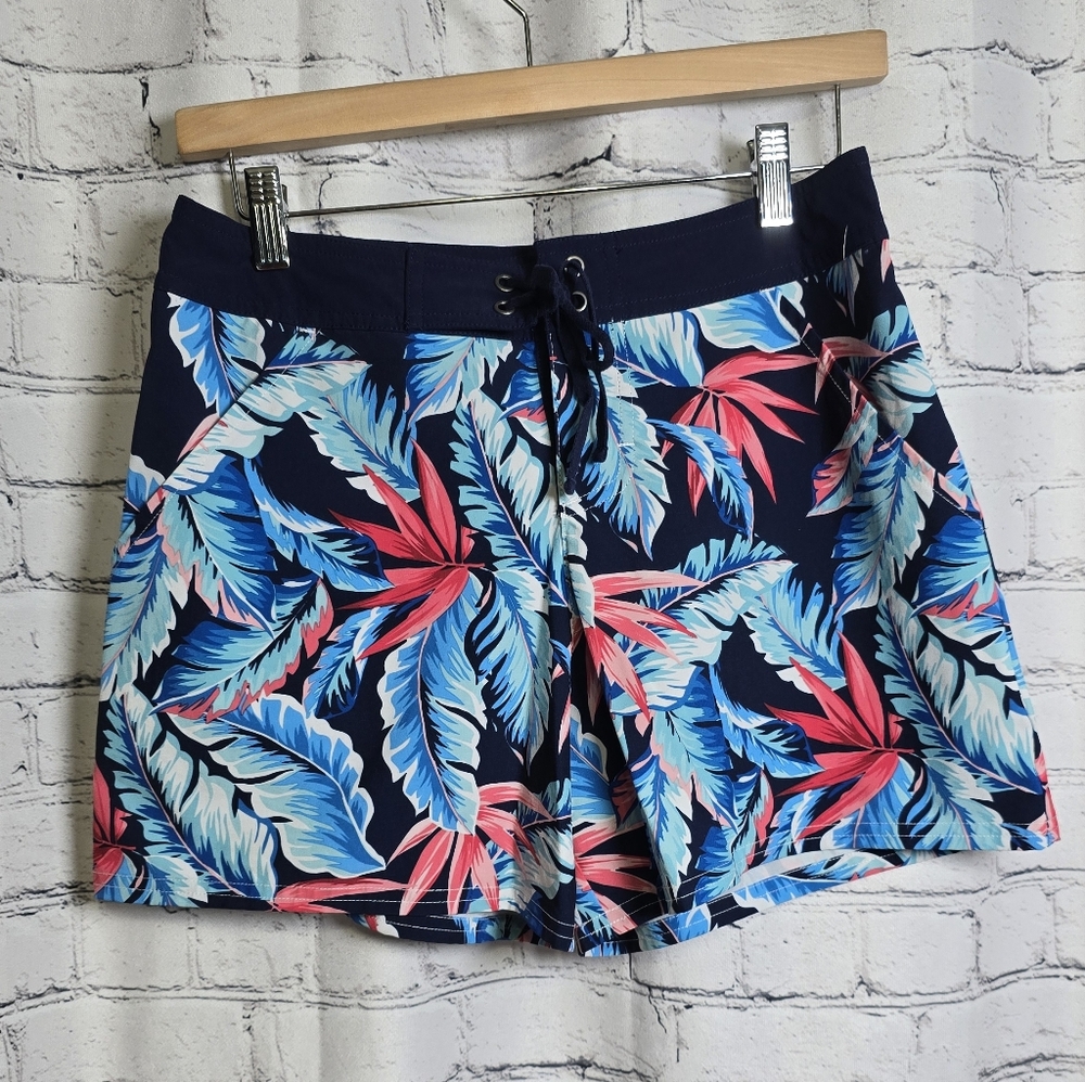 Tommy Bahama‎ Tropical Leaf Print Women's Shorts Size XS